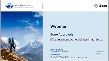 Webinar Zone&Co + Alta Via about Zone approvals