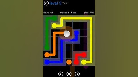 Flow Free 7x7 Level 5 walkthrough Bonus Pack