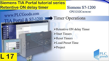 PLC Retentive On-Delay Timer TONR | Start Reset & Load Timer Preset |Siemens S7-1200 & Factory I/O