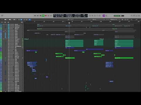 【同期音源】怪獣 / サカナクション Logic Pro Cover (instrumental)