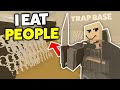 I EAT PEOPLE AGAIN! - Unturned Roleplay (Cannibal With Hidden Trap Base And Prison Cells For Humans)