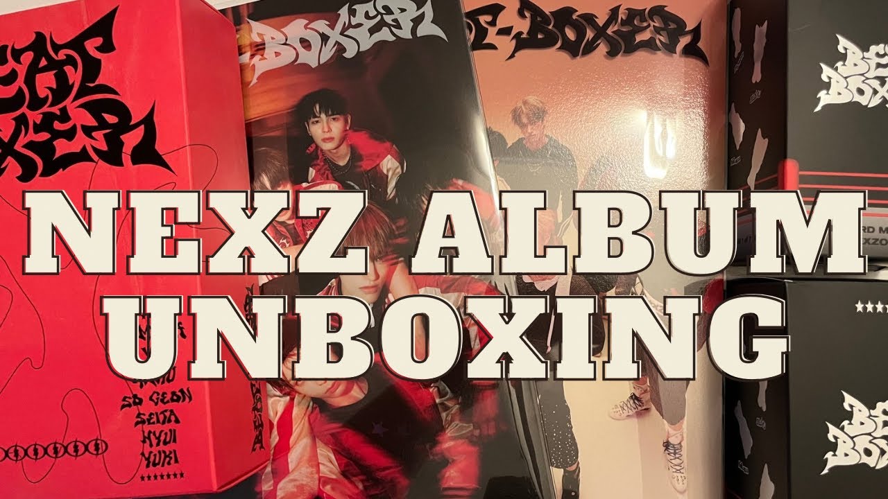 NEXZ - распаковка альбома Beat Boxer (все версии)