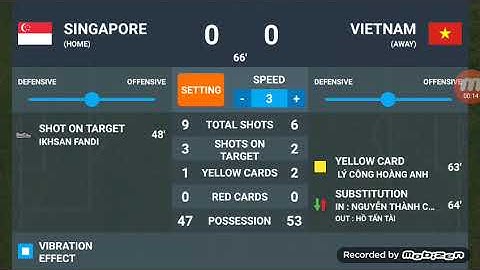AFF Mitsubishi Electric Cup 2024 | Singapore VS Vietnam