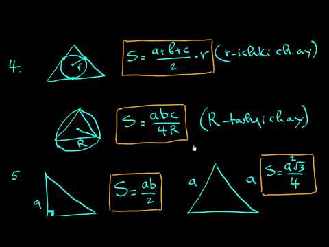 Video: Matematika uchun barcha formulalar qanday?