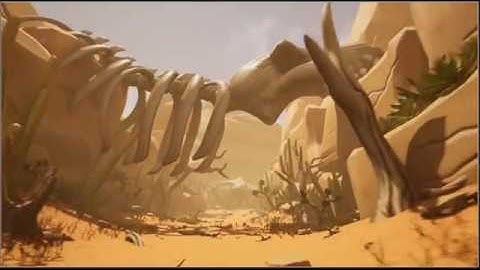 UE4 / Canyon / Speed level design / CZ SK / Stylized Desert Environment /