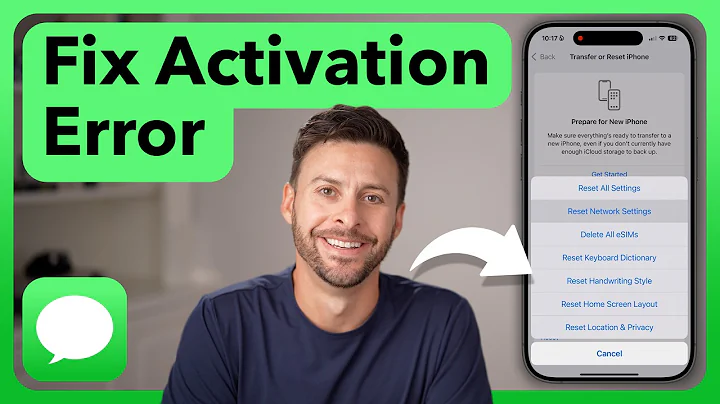 How To Fix iMessage Activation Error On iPhone