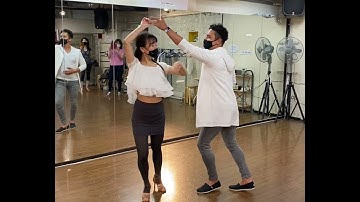 Ryu & Mikitty Beginner Salsa On2 After Class Demo @Studio Pepe Roppongi