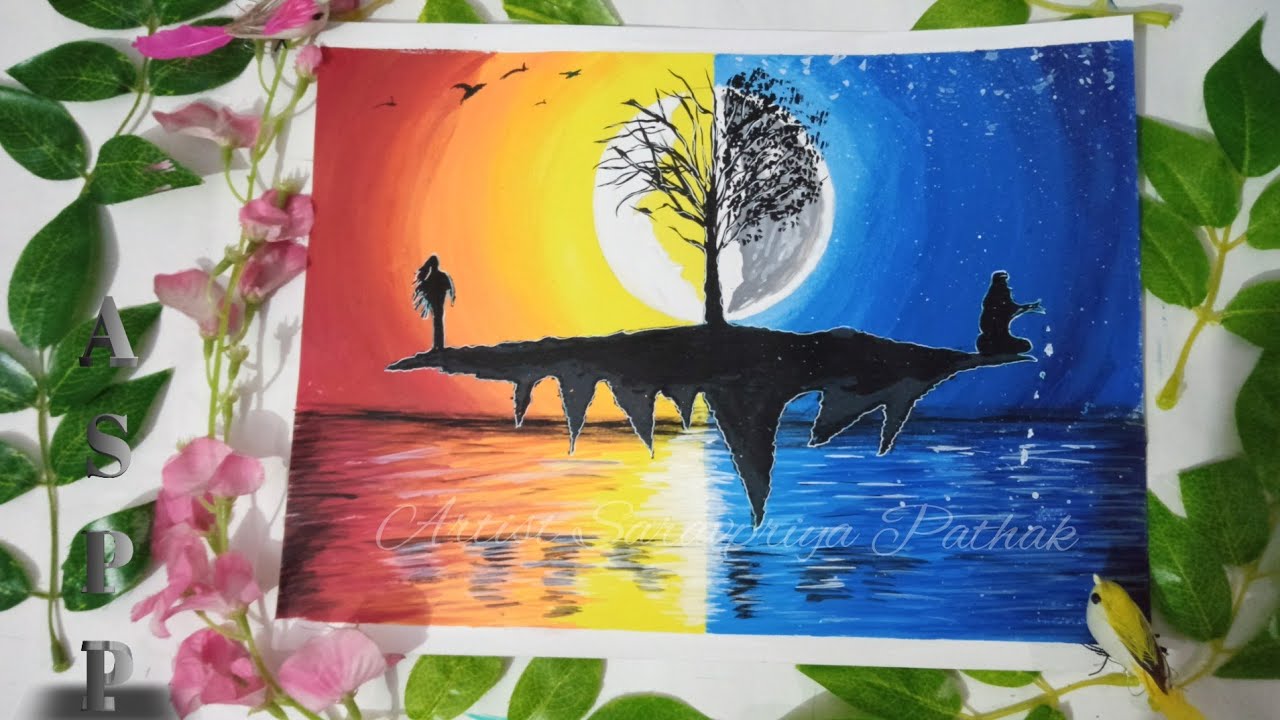 💕Easy Acrylic Painting for beginners |Romantic Couple Day ... 💕Easy Acrylic Painting for beginners |Romantic Couple Day ...