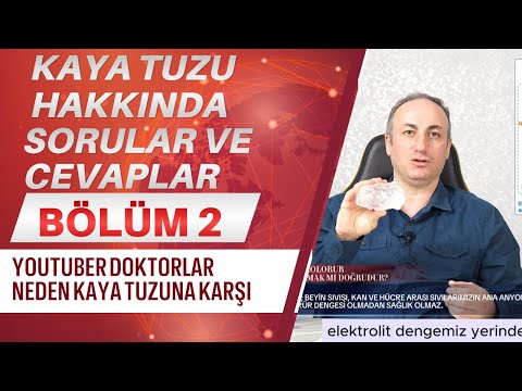 Kristal Kaya Tuzu Hakkında Sorular Cevaplar 2.Bölüm Kristal KayaTuzu İyot ve 84 Mineral içeriyor mu?