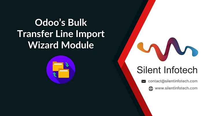 Bulk Inventory Transfer Odoo Module Tutorial | Import 100s of Lines in Seconds! | Silent Infotech