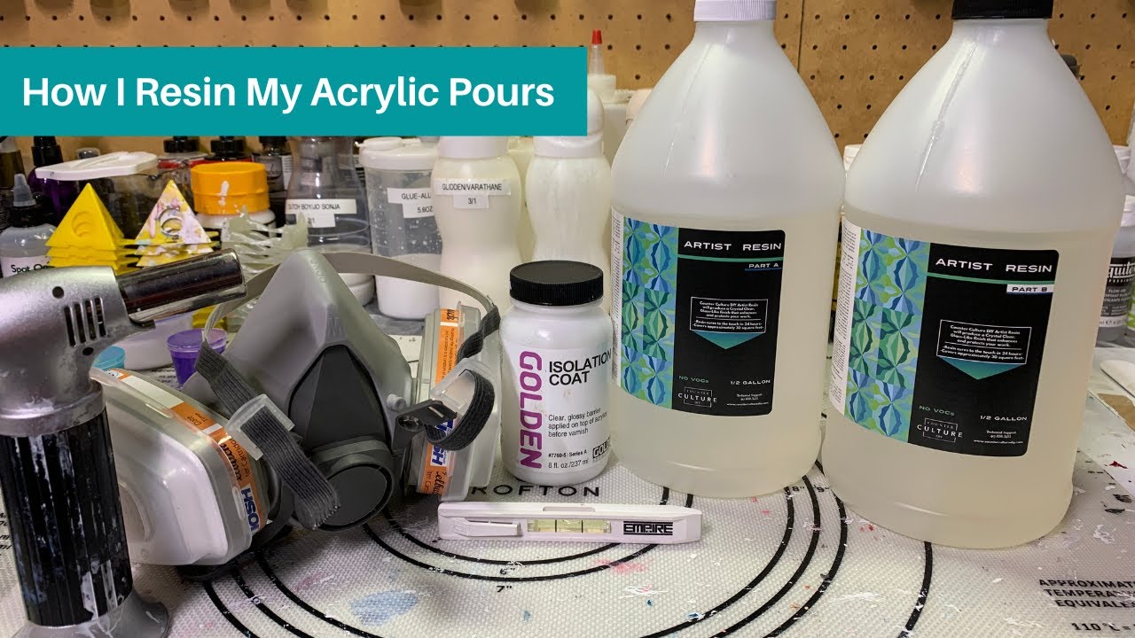 40 How I Resin My Fluid Art Pieces Acrylic Pour Painting Fluid Art