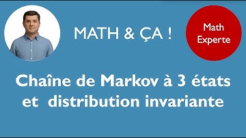 Chaine de markov à trois états et distribution invariante