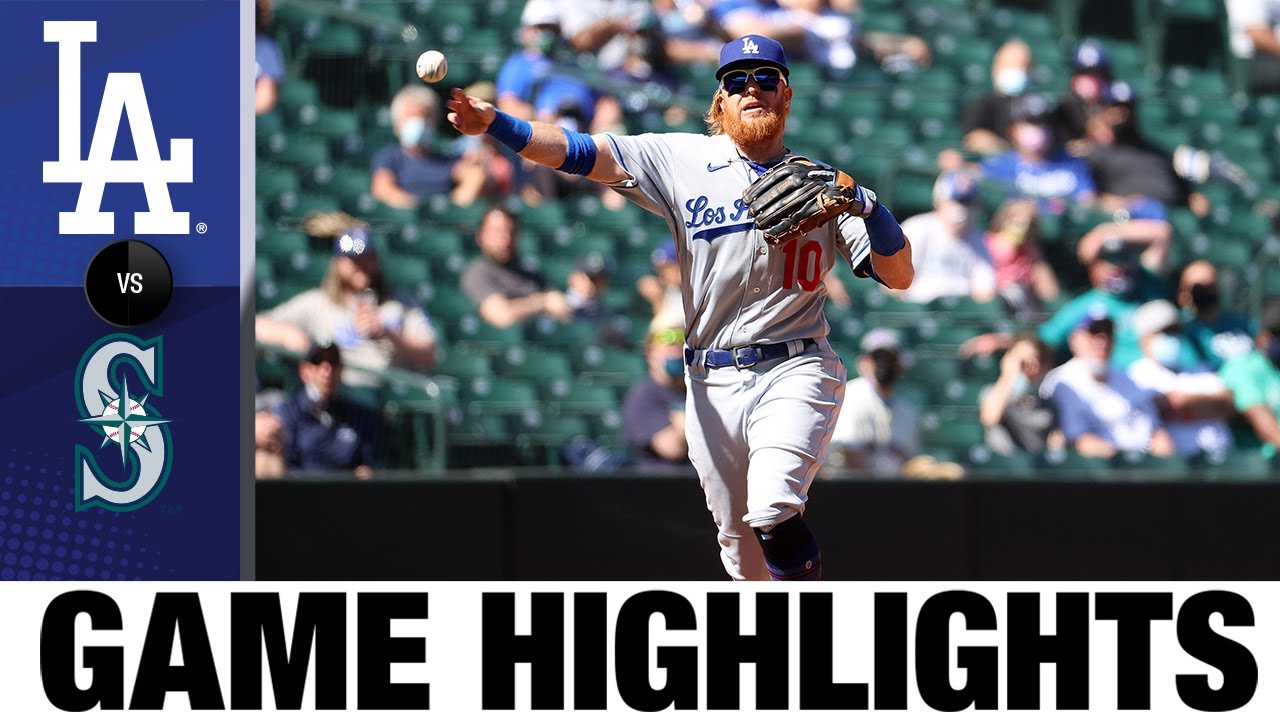 Dodgers vs. Mariners Game Highlights (4/20/21) | MLB Highlight - YouTube