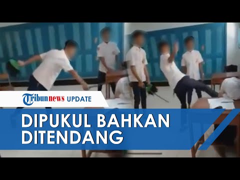 Viral Video 3 Siswa SMP di Purworejo Bully Teman Perempuannya, Tendang hingga Pukul dengan Sapu Ijuk