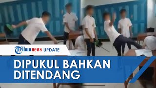 Viral Video 3 Siswa SMP di Purworejo Bully Teman Perempuannya, Tendang hingga Pukul dengan Sapu Ijuk