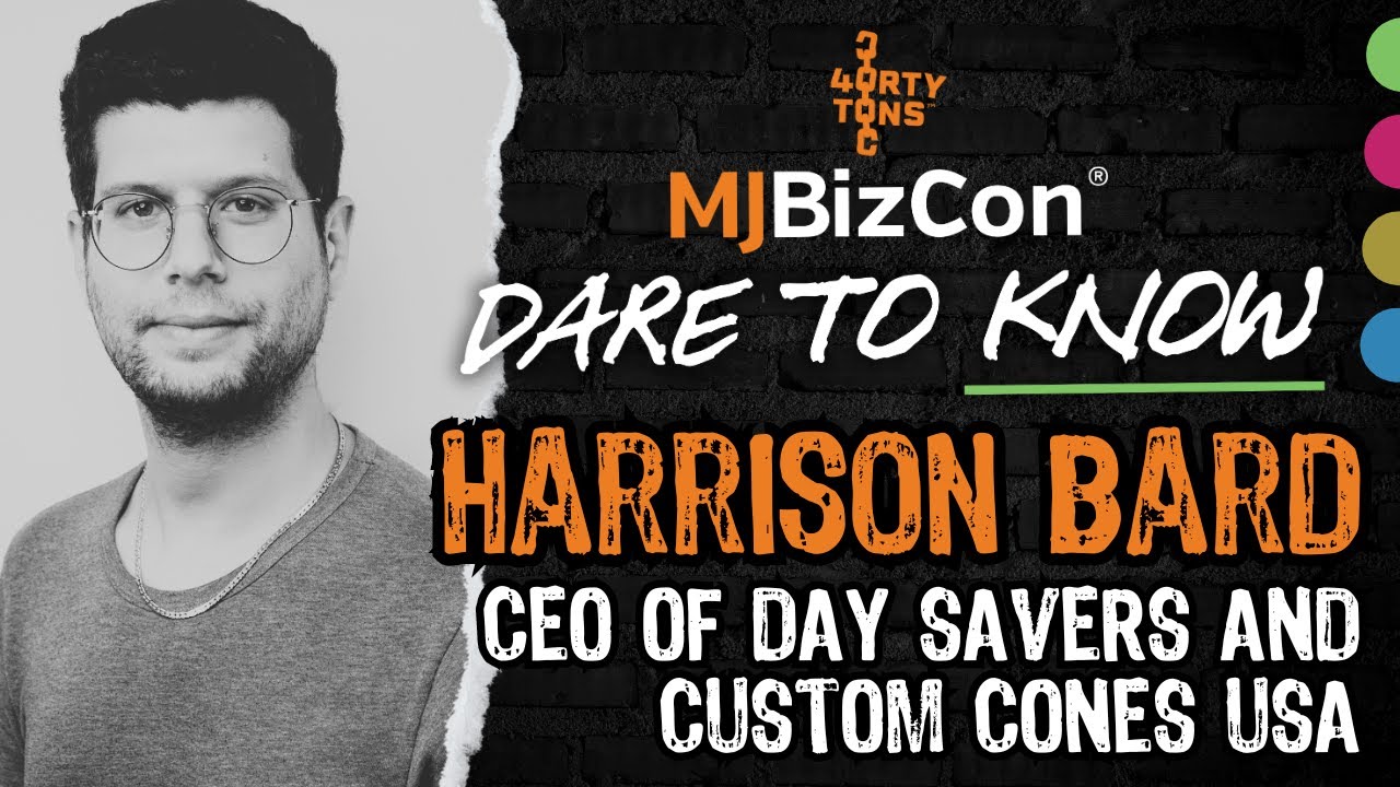 Dare to Know with Harrison Bard of Custom Cones USA at Cell Block 40 Tons during MjBizCon