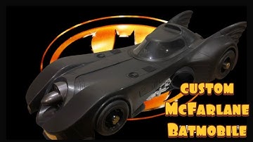 Custom Mcfarlane Batmobile!!