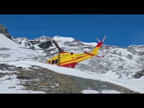 Scialpinista scivola per 200 metri al Col Felik: recuperato dal Soccorso Alpino Valdostano