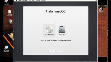 How to fix "There is not enough free space on os x base system to install" (2019)