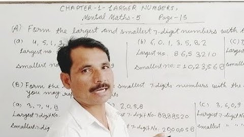 Chapter 1 Larger Numbers Mental Maths 5 page 15 Solution all Questions Monopoly Mathematics Class 5