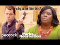 When your coworker is a lot but you respect the hustle | Parks and Recreation