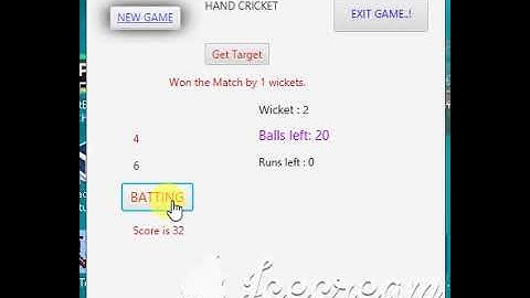 Hand Cricket Using Java Fx [ Scene Builder Project ]