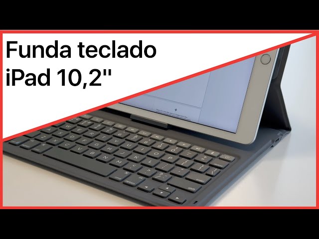 Funda teclado para iPad 10,2 de Zagg ⌨️ ¡Una muy buena opción