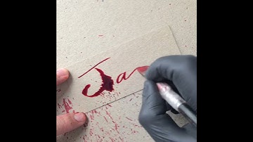 Splatter Calligraphy Request No.815