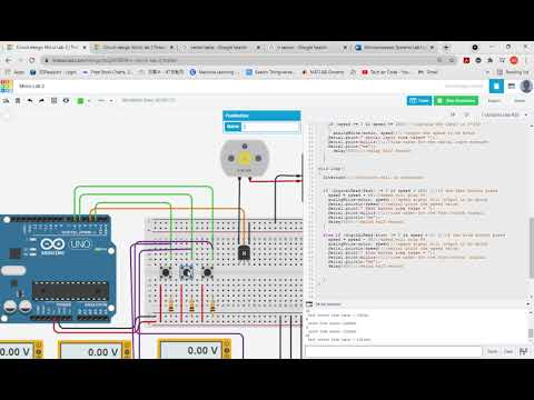 Microprocessor Lab 2 - DC  motor in Arduino