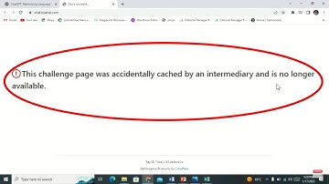 this challenge page was accidentally cached by an intermediary and is no longer available
