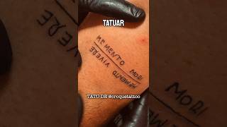 ¿Te quieres tatuar MEMENTO MORI? Mira esto…