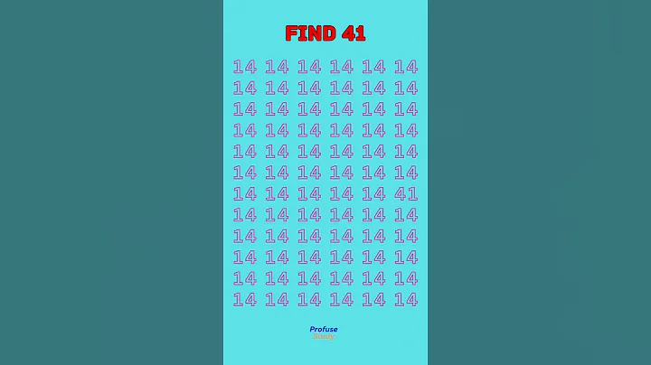 find the odd number 41 #quiz #maths #number #puzzle #find #shorts