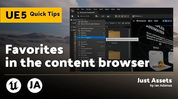 Unreal Engine 5 QuickTip | Favorites in the content browser