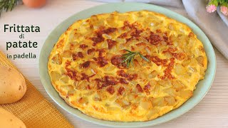 FRITTATA DI PATATE IN PADELLA VELOCE | easy potato omelette | Lorenzo in cucina