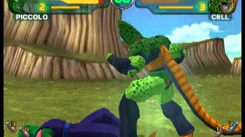 Dragon Ball Z Budokai 1 PS2 (Piccolo) vs (Cell)