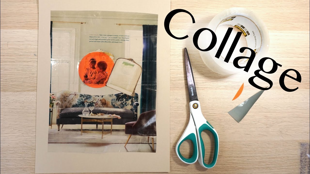 How to Create Your Own Collage Art: Supplies + Techniques