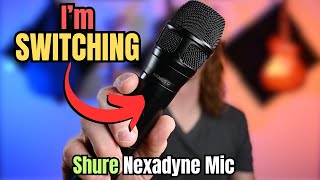 My New GoTo Mic for MORE CLARITY & LESS STAGE BLEED: Shure Nexadyne