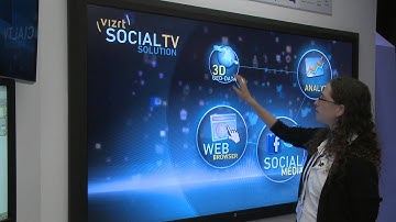 IBC 2014 the Vizrt Social TV solution