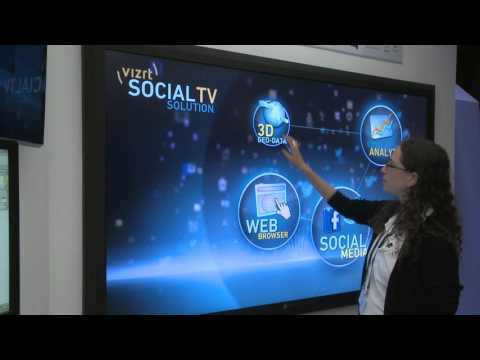 IBC 2014 the Vizrt Social TV solution