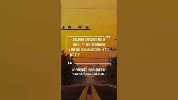 35,000 decisions a day No wonder you’re exhausted—it’s not you, it’s decision fatigue #decisionmakin