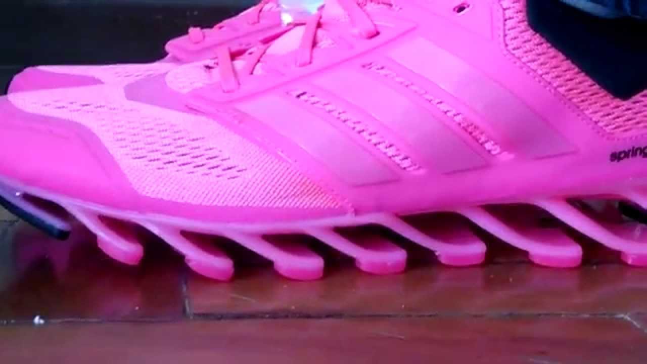 adidas springblade preto e rosa