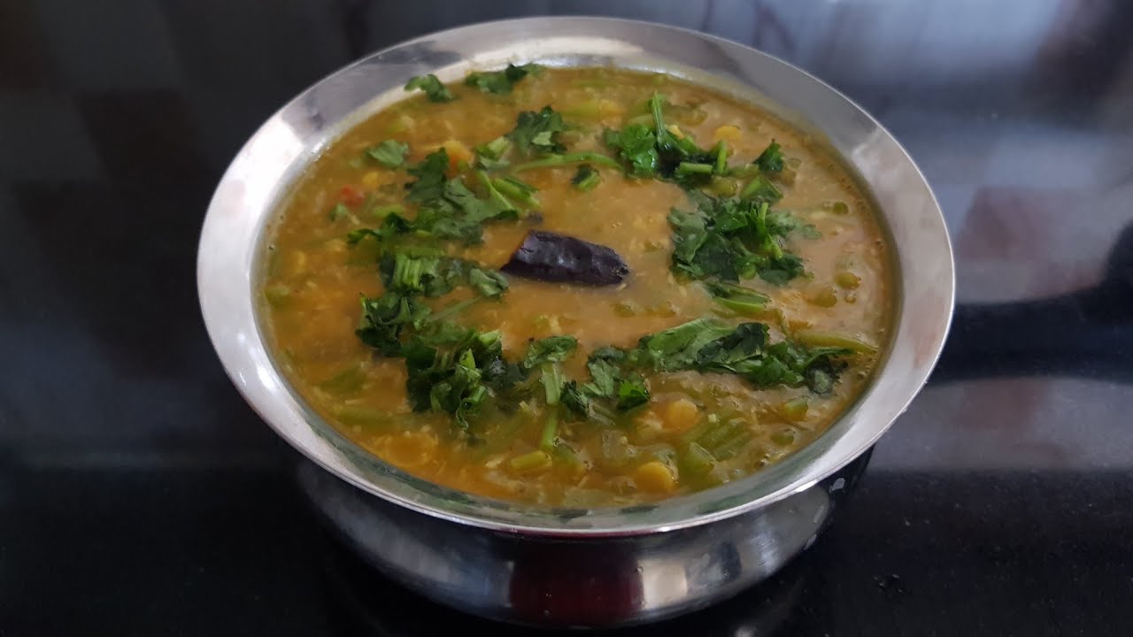 Keerai Thandu ( Greens Stem ) Kootu English YouTube