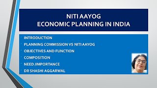NITI AAYOG/FUNCTIONS AND IMPORTANCE