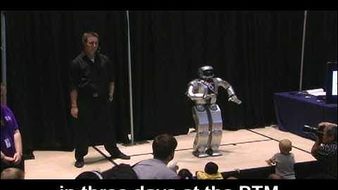 Jaemi Hubo Debut at the Please Touch Museum Humanoid Robot