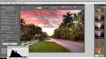 Creating an HDR Photograph using Photomatix