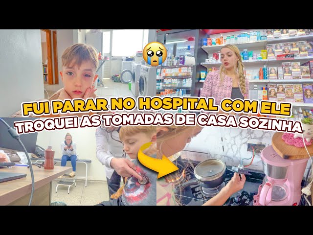 ELE TEVE UMA CRISE SERIA 😱🥹PARAMOS NO UPA + INÍCIO DAS FÉRIAS POR AQUI - TROQUEI AS TOMADAS | Lar