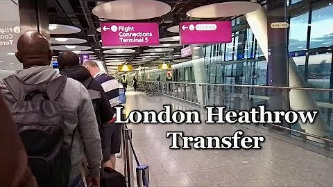 London Heathrow Transfer from Terminal 3 to Terminal 5 | Travel Vlog
