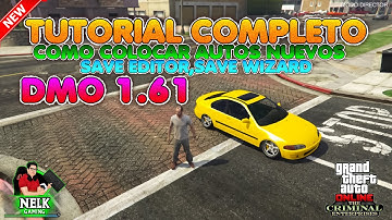 TUTORIAL COMPLETO , COMO EXTRAER AUTOS NUEVOS Y PONER SAVE EDITOR , SW , DMO LITE 1.61