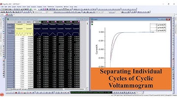 Separating Individual Cycles of Cyclic Voltammogram