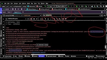 Nul lPointer Exception android studio